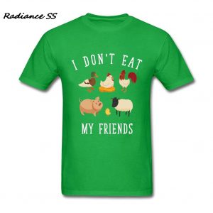 Tricou din bumbac pentru vegetarieni